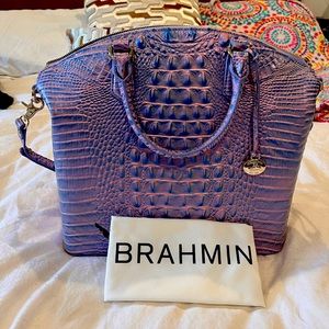 Brahmin Large Duxbury Satchel - Frosted Lilac